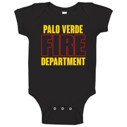 Palo Verde Fire Department Personalized City Baby One Piece Palo Verde Fire Department Personalized City Baby One Piece