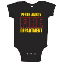 Perth Amboy Fire Department Personalized City Baby One Piece Perth Amboy Fire Department Personalized City Baby One Piece