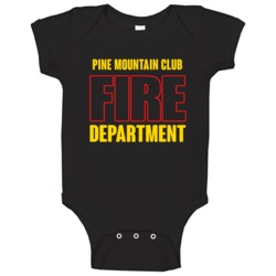Pine Mountain Club Fire Department Personalized City Baby One Piece Pine Mountain Club Fire Department Personalized City Baby One Piece