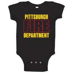 Pittsburgh Fire Department Personalized City Baby One Piece Pittsburgh Fire Department Personalized City Baby One Piece