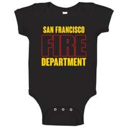 San Francisco Fire Department Personalized City Baby One Piece San Francisco Fire Department Personalized City Baby One Piece