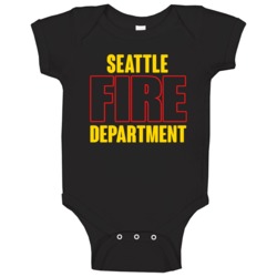 Seattle Fire Department Personalized City Baby One Piece Seattle Fire Department Personalized City Baby One Piece