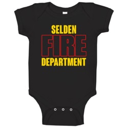 Selden Fire Department Personalized City Baby One Piece Selden Fire Department Personalized City Baby One Piece