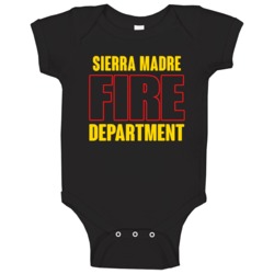 Sierra Madre Fire Department Personalized City Baby One Piece Sierra Madre Fire Department Personalized City Baby One Piece
