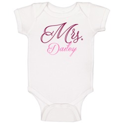 Mrs Dailey Last Name Funny Baby One Piece Mrs Dailey Last Name Funny Baby One Piece