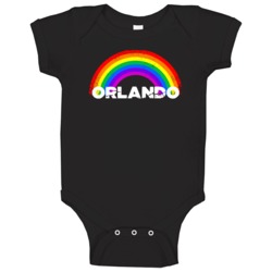 Orlando Rainbow Pride City Baby One Piece Orlando Rainbow Pride City Baby One Piece