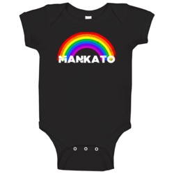Mankato Rainbow Pride City Baby One Piece Mankato Rainbow Pride City Baby One Piece