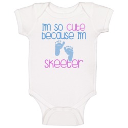 Im So Cute Skeeter Name Baby One Piece Im So Cute Skeeter Name Baby One Piece