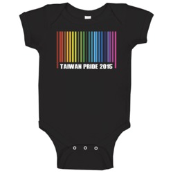 Taiwan Pride 2015 World Baby One Piece Taiwan Pride 2015 World Baby One Piece