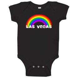 Las Vegas Rainbow Pride City Baby One Piece Las Vegas Rainbow Pride City Baby One Piece