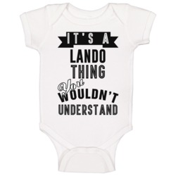 Its A Lando Thing Essential Personalized Name Baby One Piece Its A Lando Thing Essential Personalized Name Baby One Piece