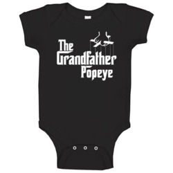 The Grandfather Popeye Funny Godfather Parody Baby One Piece The Grandfather Popeye Funny Godfather Parody Baby One Piece
