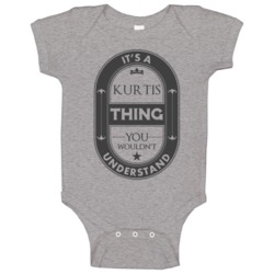 Its A Kurtis Thing Beer Label Inspired Name Baby One Piece Its A Kurtis Thing Beer Label Inspired Name Baby One Piece