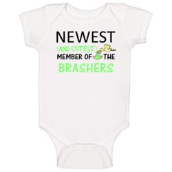 Newest And Cutest Member Of The Brashers Last Name Baby One Piece Newest And Cutest Member Of The Brashers Last Name Baby One Piece