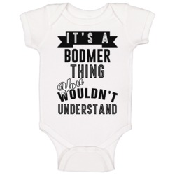 Its A Bodmer Thing Essential Personalized Name Baby One Piece Its A Bodmer Thing Essential Personalized Name Baby One Piece
