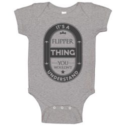 Its A Flipper Thing Beer Label Inspired Name Baby One Piece Its A Flipper Thing Beer Label Inspired Name Baby One Piece