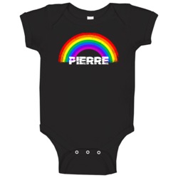 Pierre Rainbow Pride City Baby One Piece Pierre Rainbow Pride City Baby One Piece