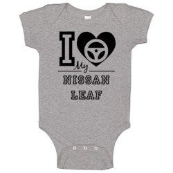 I Drive My Nissan Leaf Heart Car Lover Baby One Piece I Drive My Nissan Leaf Heart Car Lover Baby One Piece