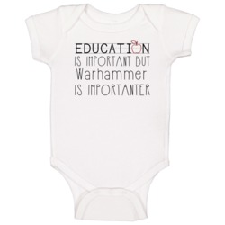 Warhammer Is Important Sports Hobbies Baby One Piece Warhammer Is Important Sports Hobbies Baby One Piece