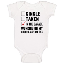 Single Taken Working On My Subaru Alcyone Svx Funny Car Baby One Piece Single Taken Working On My Subaru Alcyone Svx Funny Car Baby One Piece