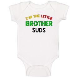 Im The Little Brother Suds Name Sibling Baby One Piece Im The Little Brother Suds Name Sibling Baby One Piece
