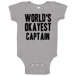 Worlds Okayest Captain Job Baby One Piece Worlds Okayest Captain Job Baby One Piece