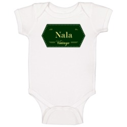 Nala Vintage Label Name Baby One Piece Nala Vintage Label Name Baby One Piece