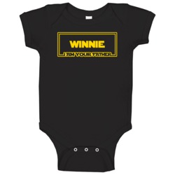 Winnie I Am Your Father Funny Parody Baby One Piece Winnie I Am Your Father Funny Parody Baby One Piece