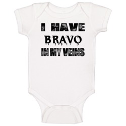 I Have Bravo In My Blood Last Name Baby One Piece