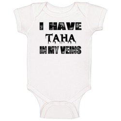I Have Taha In My Blood Last Name Baby One Piece