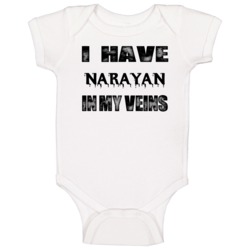 I Have Narayan In My Blood Last Name Baby One Piece
