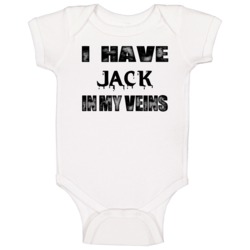 I Have Jack In My Blood Last Name Baby One Piece