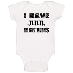 I Have Juul In My Blood Last Name Baby One Piece I Have Juul In My Blood Last Name Baby One Piece