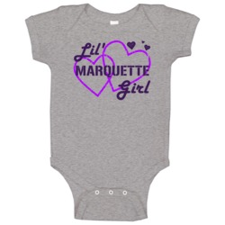 Lil Marquette Girl Ladies Heart Car Lover Baby One Piece Lil Marquette Girl Ladies Heart Car Lover Baby One Piece