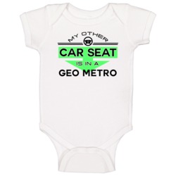 Car Seat In A Geo Metro Funny Kids Car Baby One Piece Car Seat In A Geo Metro Funny Kids Car Baby One Piece