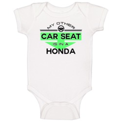 Car Seat In A Honda Funny Kids Car Baby One Piece Car Seat In A Honda Funny Kids Car Baby One Piece