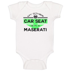 Car Seat In A Maserati Funny Kids Car Baby One Piece Car Seat In A Maserati Funny Kids Car Baby One Piece