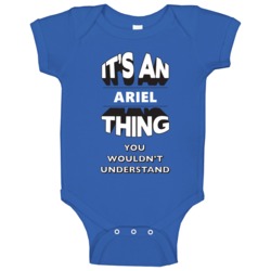 Its An Ariel Thing Fun Graphic Personalized Name Baby One Piece Its An Ariel Thing Fun Graphic Personalized Name Baby One Piece