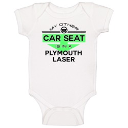 Car Seat In A Plymouth Laser Funny Kids Car Baby One Piece Car Seat In A Plymouth Laser Funny Kids Car Baby One Piece