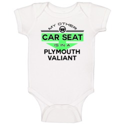 Car Seat In A Plymouth Valiant Funny Kids Car Baby One Piece Car Seat In A Plymouth Valiant Funny Kids Car Baby One Piece