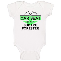 Car Seat In A Subaru Forester Funny Kids Car Baby One Piece Car Seat In A Subaru Forester Funny Kids Car Baby One Piece