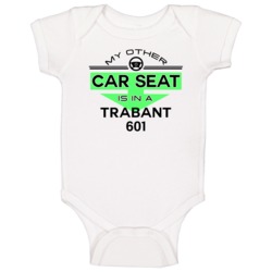 Car Seat In A Trabant 601 Funny Kids Car Baby One Piece Car Seat In A Trabant 601 Funny Kids Car Baby One Piece