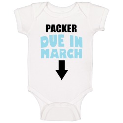 Packer Due In March Last Name Maternity Baby One Piece Packer Due In March Last Name Maternity Baby One Piece