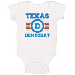Democrat From Texas Custom Baby One Piece Democrat From Texas Custom Baby One Piece