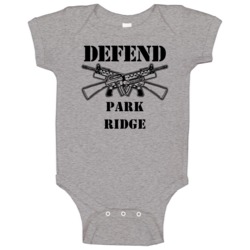 Park Ridge Defend Illinois 2nd Amendment Baby One Piece Park Ridge Defend Illinois 2nd Amendment Baby One Piece