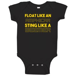 Float Like An Amphicar Sting Like Beemer Car Baby One Piece