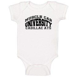 Cadillac Ats Muscle Car Universirty Trending Car Baby One Piece Cadillac Ats Muscle Car Universirty Trending Car Baby One Piece