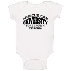 Ford Crown Victoria Muscle Car Universirty Trending Car Baby One Piece Ford Crown Victoria Muscle Car Universirty Trending Car Baby One Piece