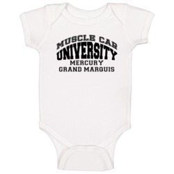 Mercury Grand Marquis Muscle Car Universirty Trending Car Baby One Pie