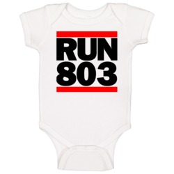 Blackstock Sc Run 803 Dmc Inspired Baby One Piece Blackstock Sc Run 803 Dmc Inspired Baby One Piece